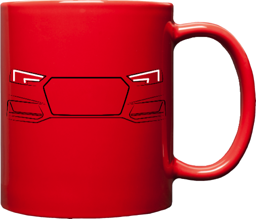 Mug with Audi A4 B9 2015 movite for Audi A4 drivers